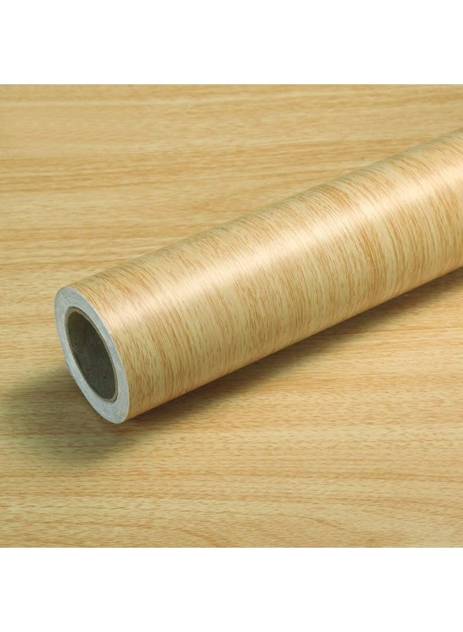 ورق لاصق بنقشة الخشب، قابل للتقشير، للخزائن والأرفف والأدراج، ورق لاصق بنقشة الخشب لتغطية الأرفف - Image 2